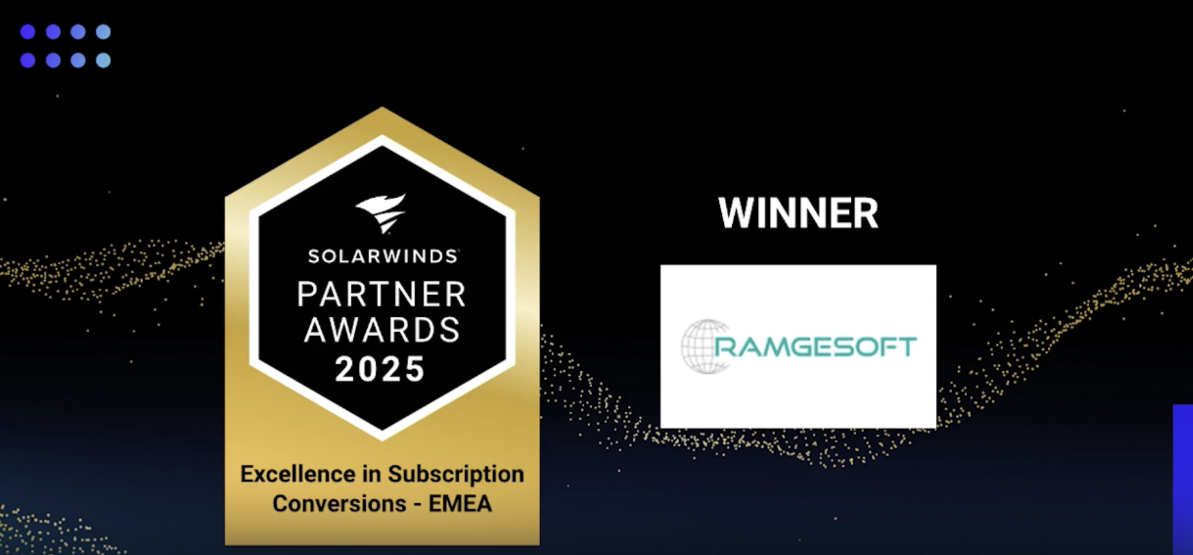 SolarWinds Subscription Conversion Award 2025