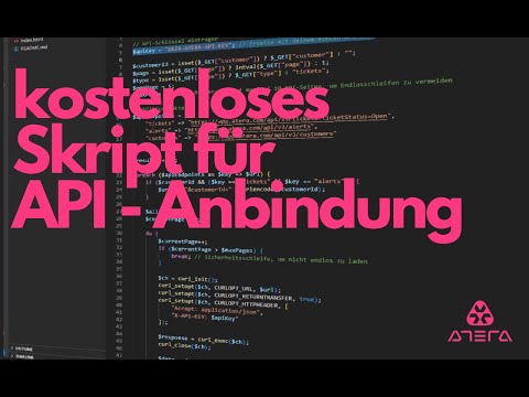 Alarme und Tickets aus Atera mit Hilfe der API darstellen